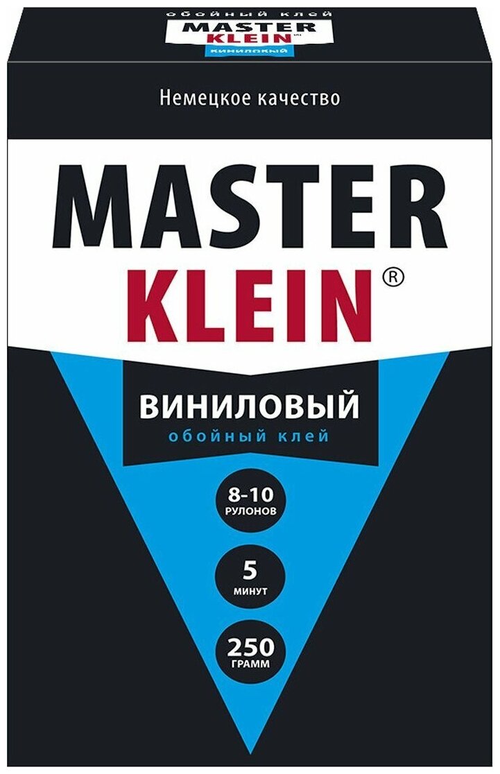 Клей обойный "Master Klein" виниловый 250гр (8-9рулонов, 40м2) жест. пачка