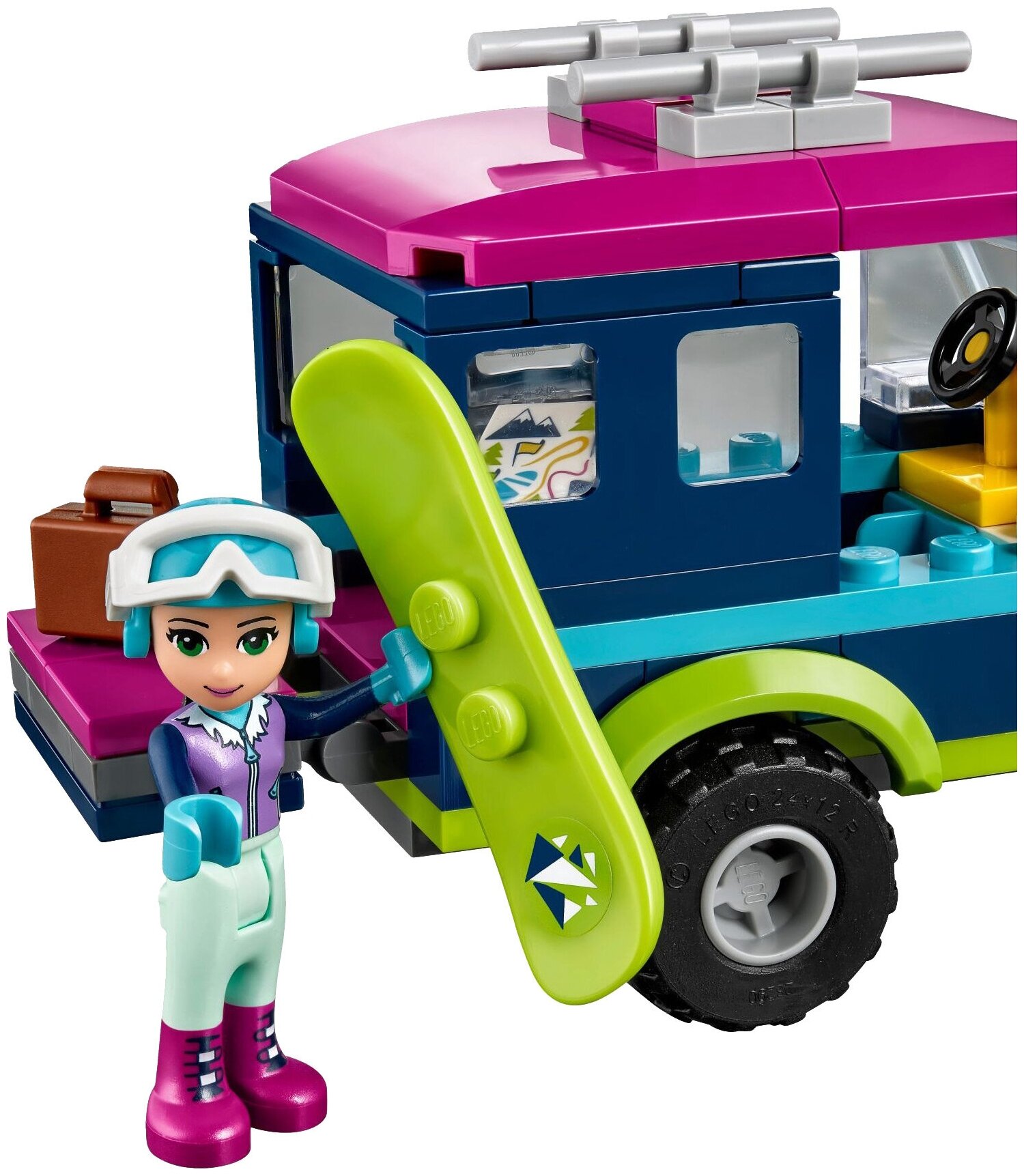 LEGO Friends Горнолыжный курорт: внедорожник - фото №3