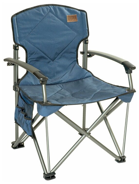 Элитное складное Кресло Camping World Dreamer Chair blue (4,8 кг, чехол, мягкое сиденье, карманы, цвет-синий)