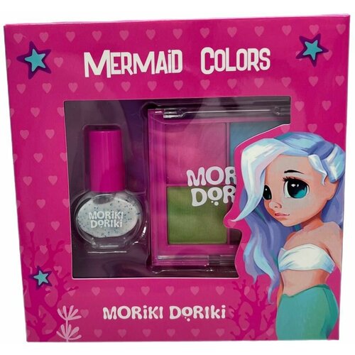 MORIKI DORIKI Набор для макияжа MAKE-UP SET MERMAID/лак для ногтей/тени для век