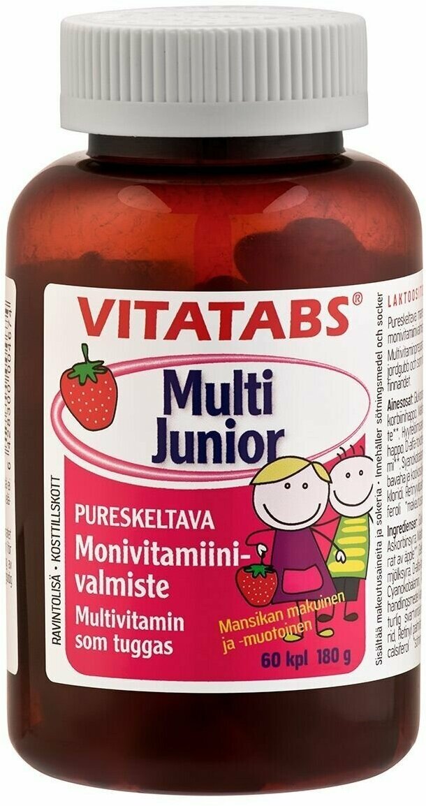 Поливитаминный препарат Vitatabs Multi Junior Hankintatukku Oy 180 г 60 таблеток. (из Финляндии)