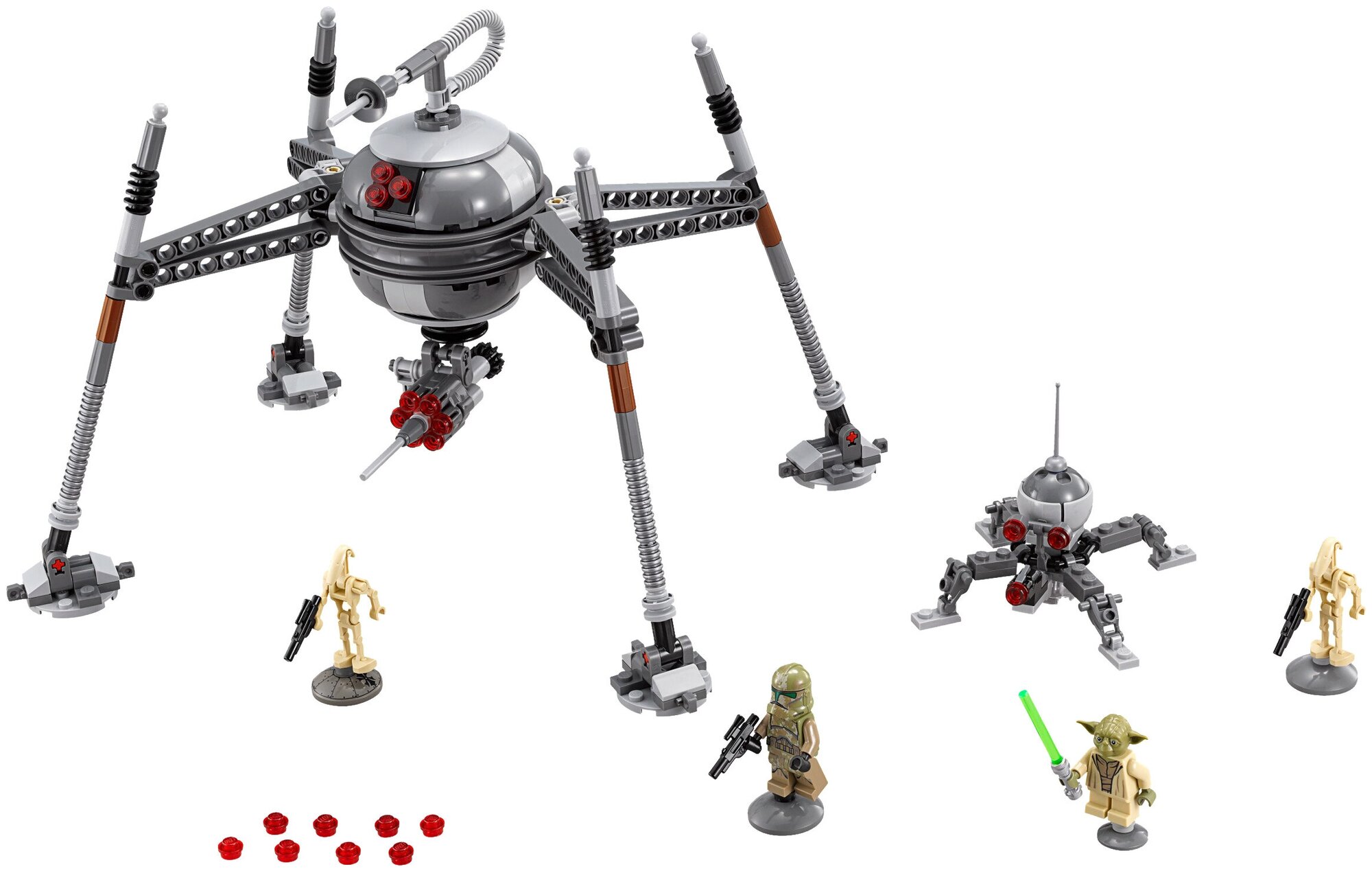 Конструктор LEGO Star Wars 75142 Самонаводящийся дроид-паук — купить сегодн...