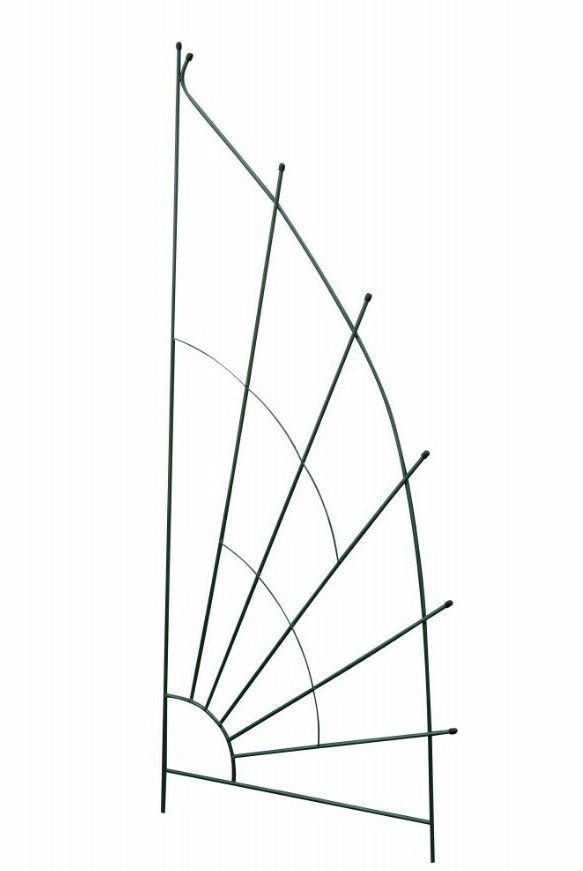 Шпалера парус, 200х85 см: сталь, вертикальная опора для вьющихся растений, цветов (клематисов, плющей, роз, ипомей), придает стенам индивидуальность и изысканность