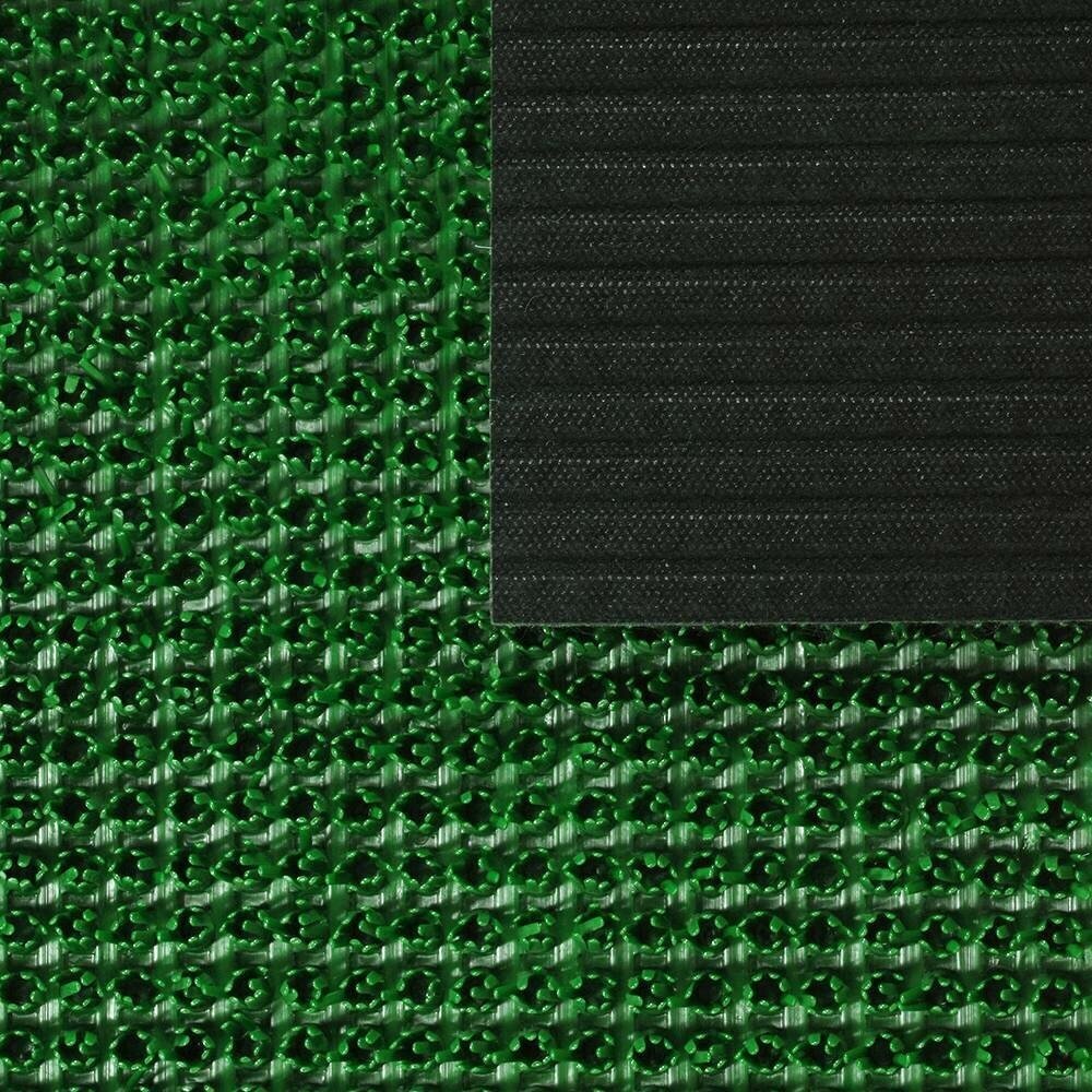 Коврик-дорожка, VORTEX, травка, на противоскользящей основе, зеленый - фотография № 7