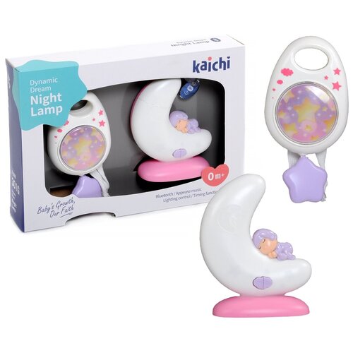 Ночник Kaichi с bluetooth управлением с нежной мелодией мягким светом + игрушка тянучка с колыбельной мелодией 1726858