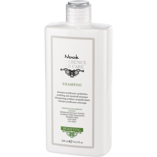 NOOK Purifying Shampoo Специальный шампунь для кожи головы склонной к перхоти, 500 мл nook шампунь purifying shampoo специальный для кожи головы склонной к перхоти 1000 мл