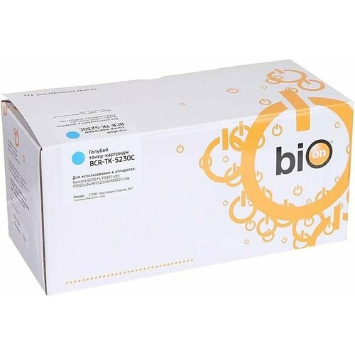 Bion TK-5230C Тонер-картридж для Kyocera P5021cdn/M5521cdn (2600 стр.) Голубой bion cartridge bion tk 1160 картридж для kyocera