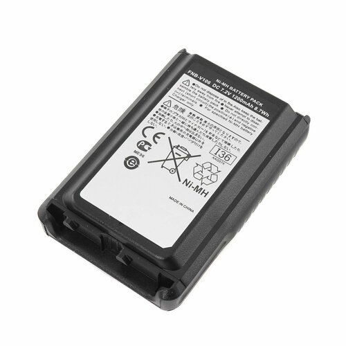 Аккумулятор FNB-V106 для раций Vertex VX-228 7.2V 1200mAh аккумулятор ibatt ib u1 m5136 1200mah для bearcom bc 95 для vertex vx 231 vx 230 vx 228 vx 231l для yaesu vx 228 vx 231 vx 230 vx 231l