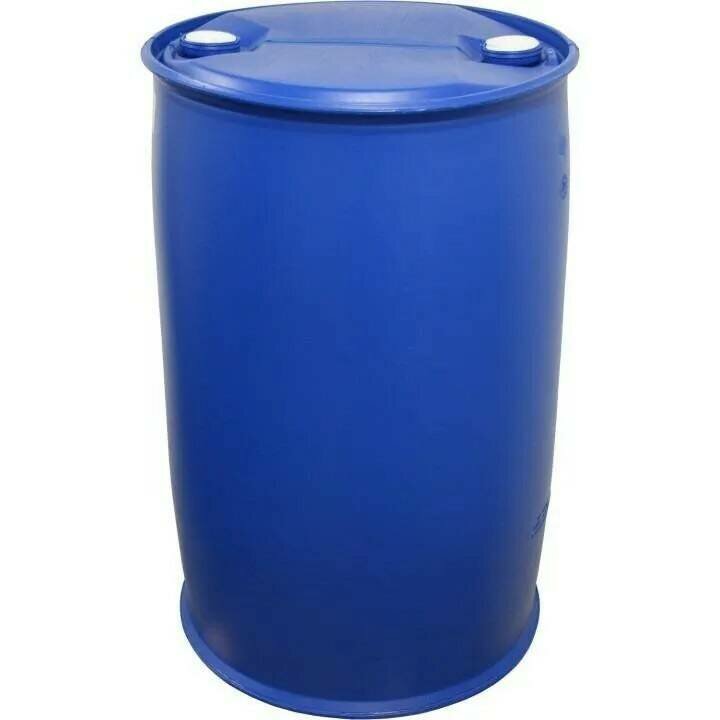 Бочка пластиковая пищевая с 2 сливными отверстиями L-Ring Plus Drums 227л синий