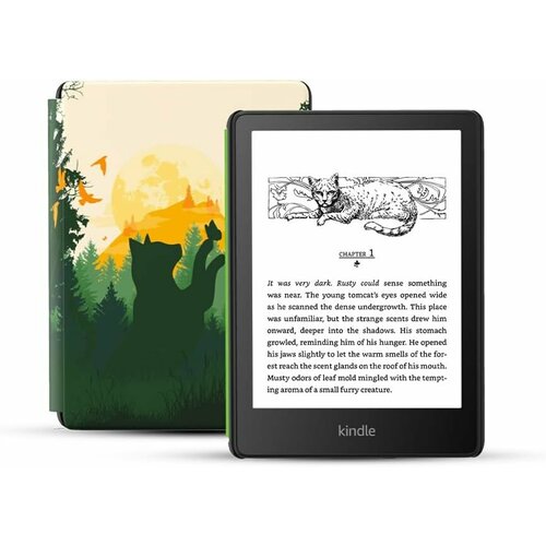 Электронная книга Amazon Kindle Paperwhite 2023 Kids Warrior Cat (Special Edition)