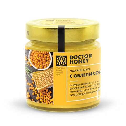 DH22 Медовый микс Doctor Honey С облепихой, 200 г - фотография № 5