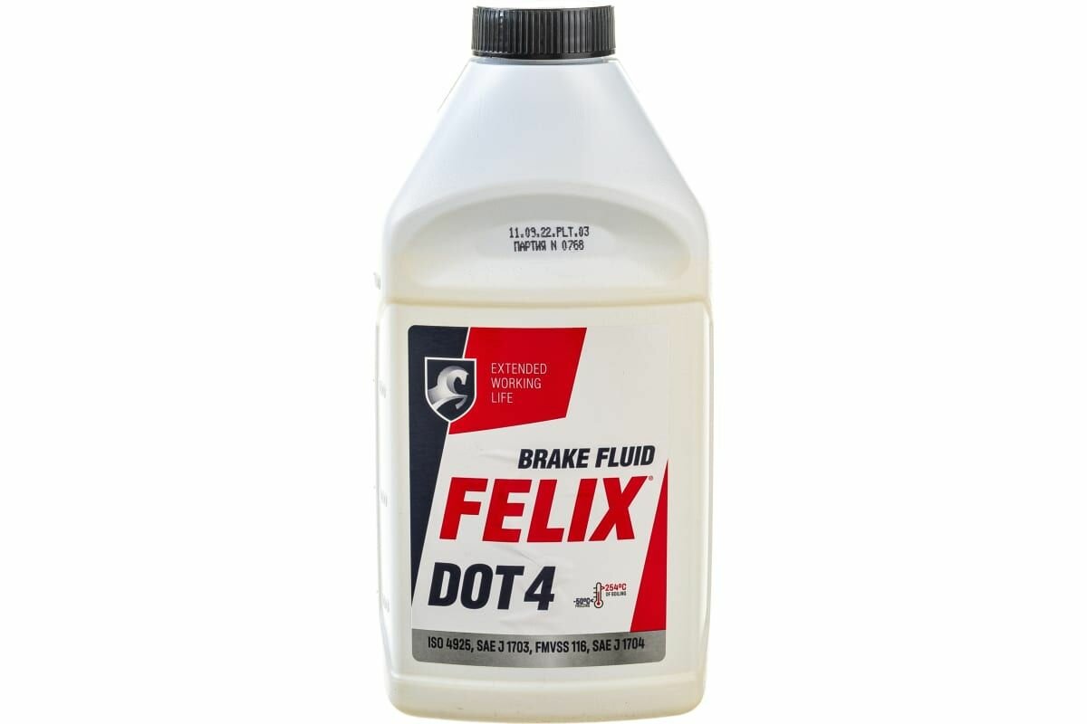 Тормозная жидкость FELIX Дот-4 455гр.