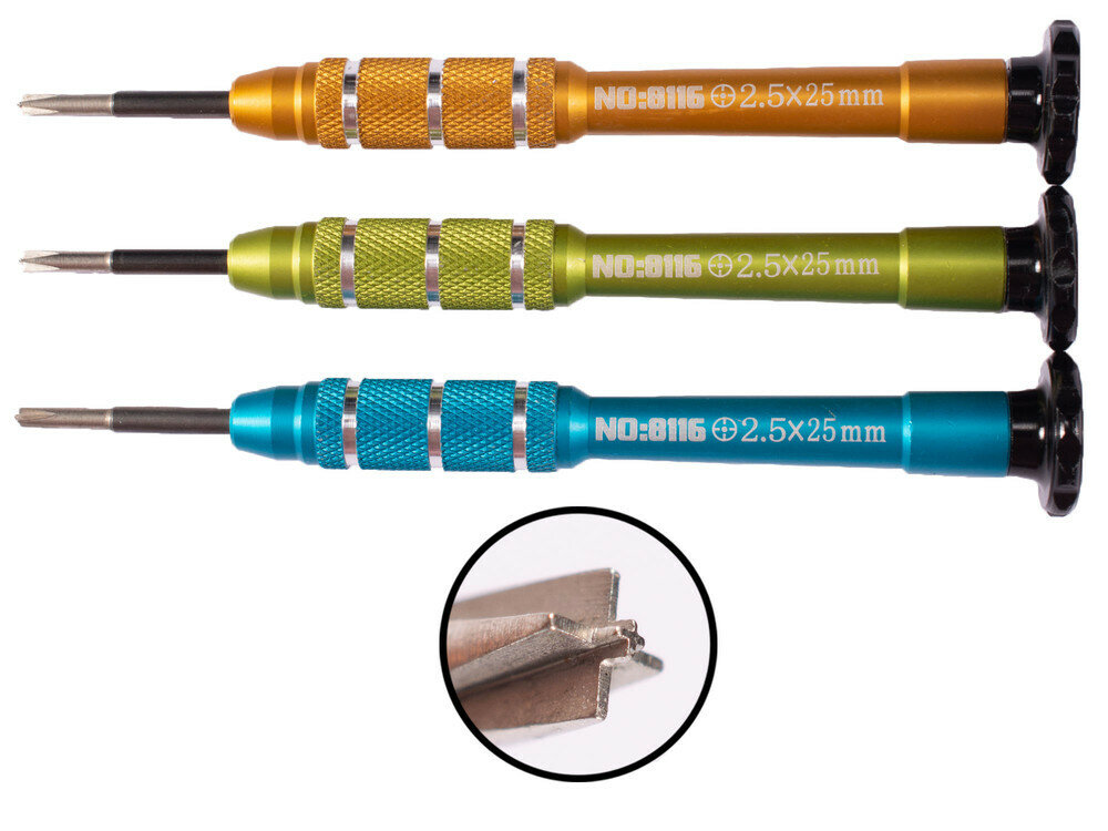 фото Прецизионная отвертка крестовая для Apple iPhone 2.5x25mm (отвертка 1шт)