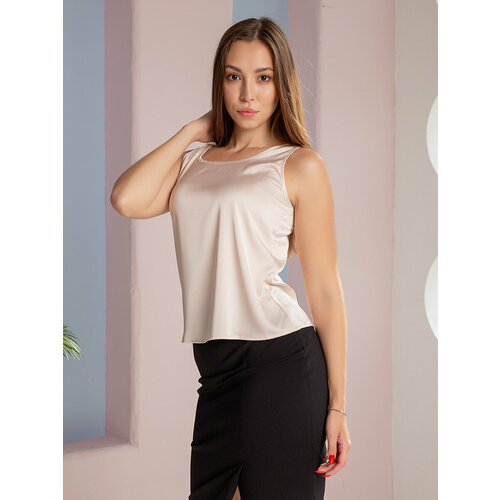 фото Топ vera kaver, размер м, бежевый