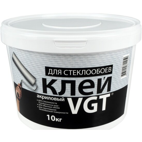Клей для стеклообоев Vgt (ВГТ), акриловый, 10 кг