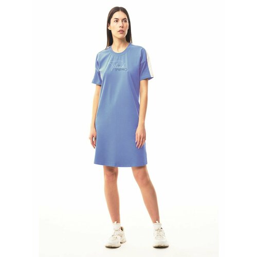 Платье Alfa Collection, размер 52, голубой