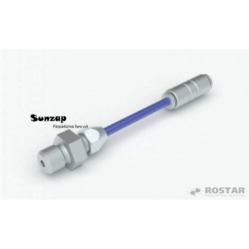 ROSTAR 412-1703055-02 Трубка КАМАЗ рукоятки переключения КПП (L=2850мм) ROSTAR