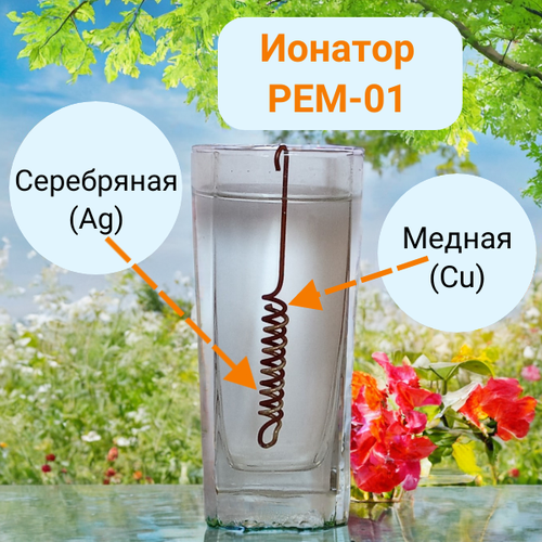 Ионатор ионизатор воды РЕМ-01 осеребритель воды активатор воды устройство для приготовления медно-серебряных растворов 1399₽