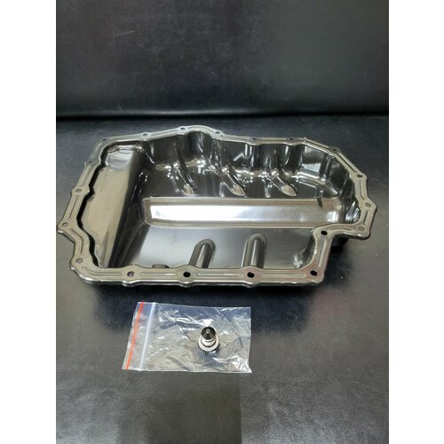 Поддон картера нижняя часть (крышка) пробка с кольцом в комплекте Octavia A7 1.6