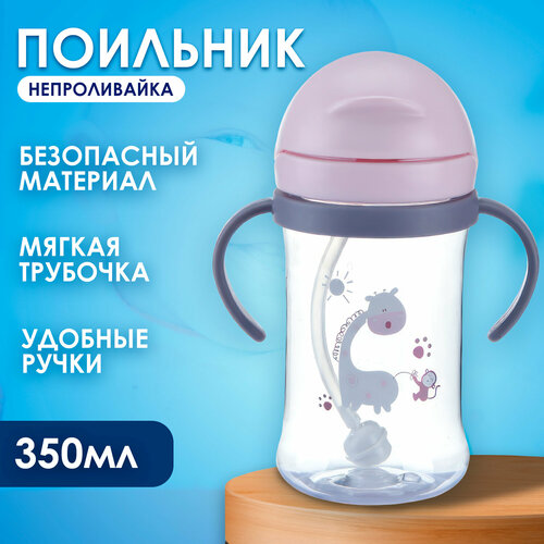 IBRICOБутылочка для кормления поильник непроливайка с трубочкой поильник детский детская бутылочка 350 мл 419₽