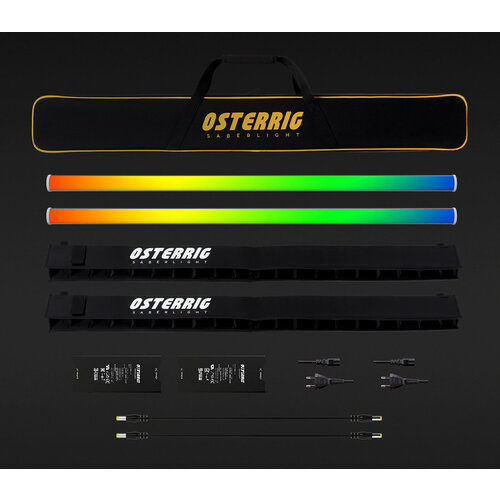 Комплект Osterrig Sirius 2 100 см 2000К-20000К RGB 2х40 Вт серебро соты и чехол 87590₽