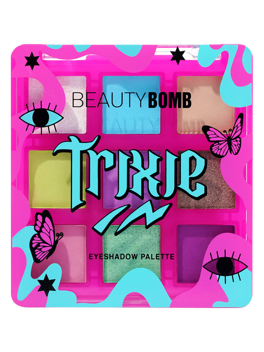 BEAUTY BOMB Палетка теней 01 Trixie