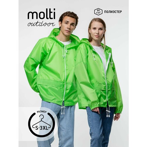 фото Дождевик molti, размер s, зеленое яблоко