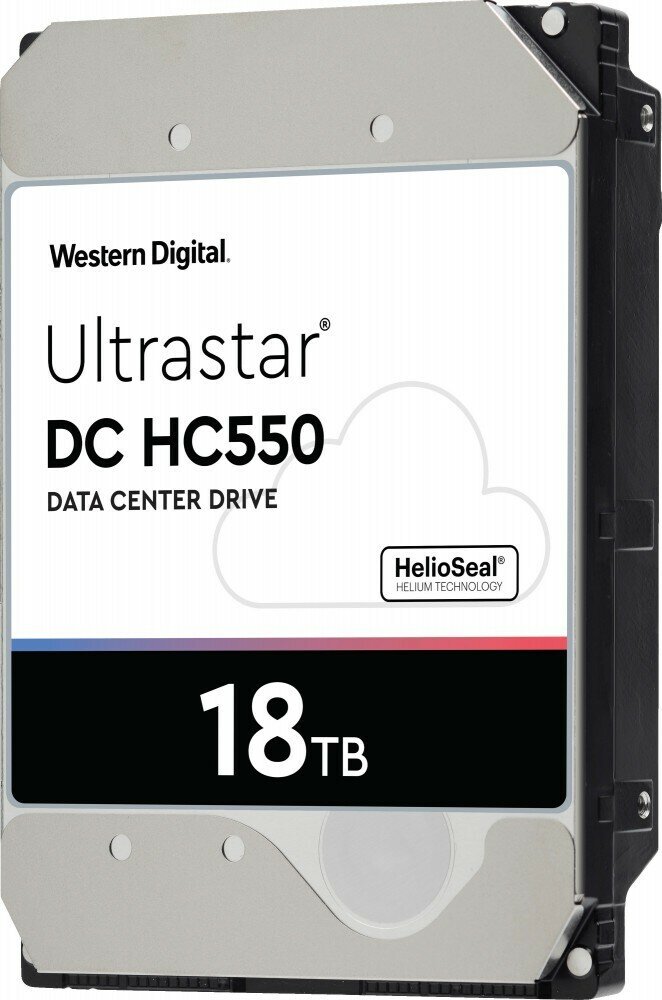 Жесткий диск 18Tb HDD SATA-III Western Digital (HGST) Ultrastar HC550 (0F38459) (WUH721818ALE6L4)