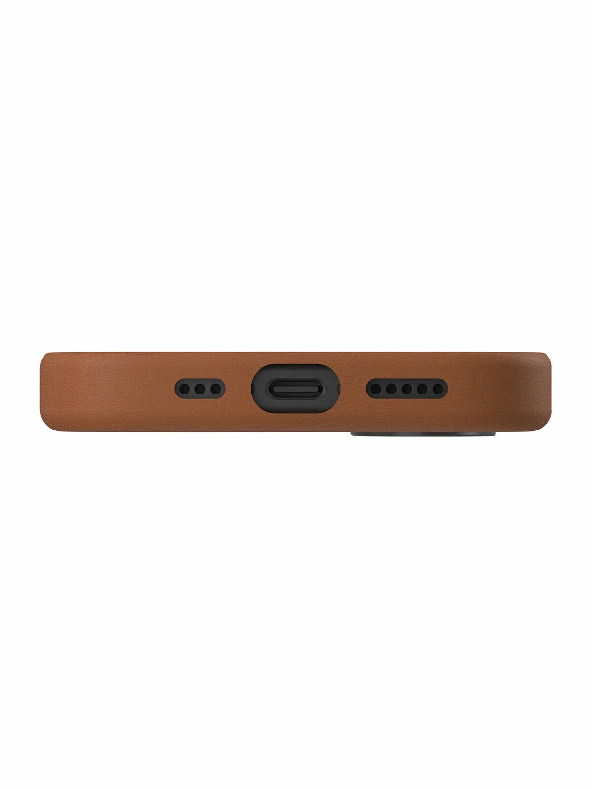 Кожаный чехол Uniq для iPhone 16 Pro 6.3" Lyden MagClick Charging (Magsafe) CARAMEL — фото 1