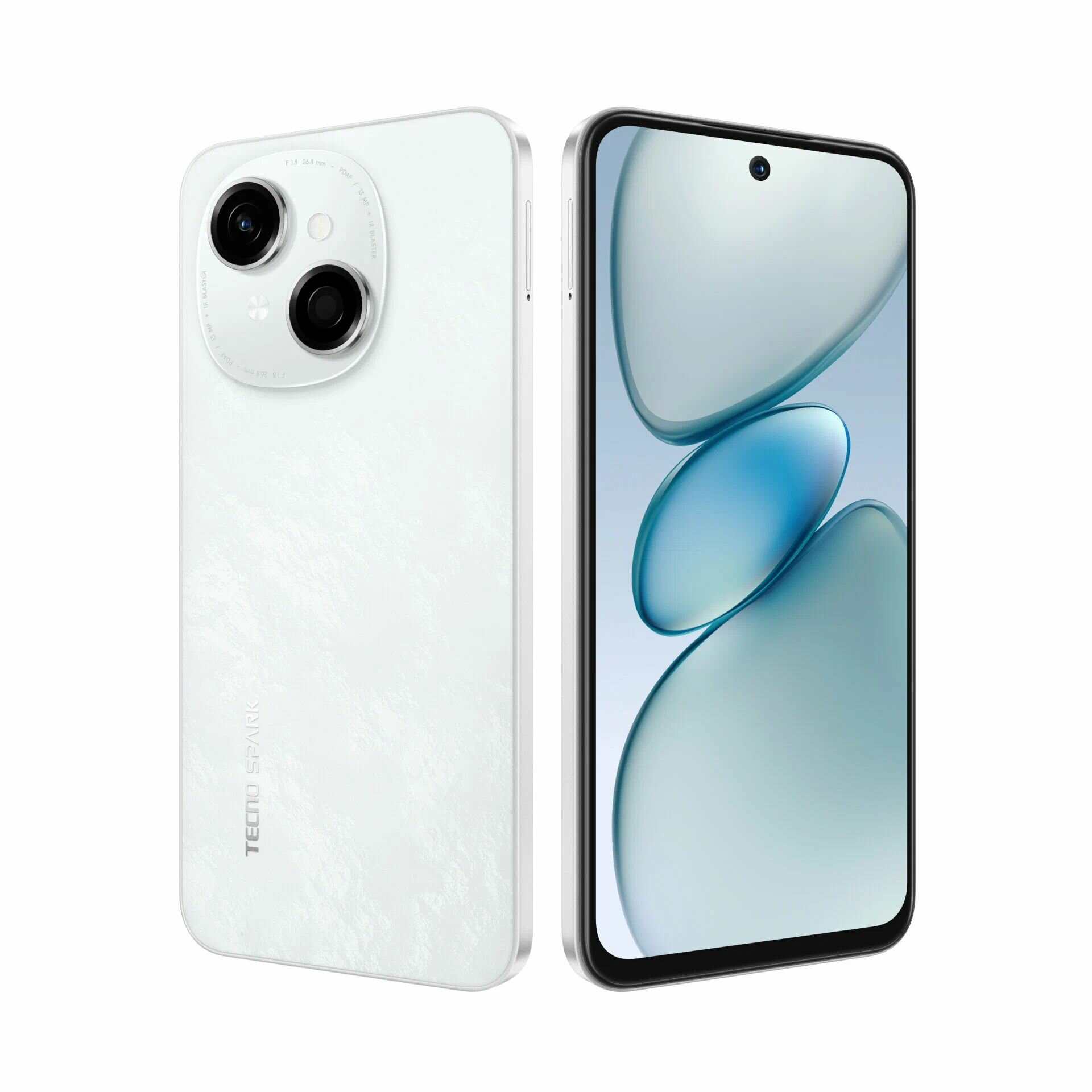 Смартфон TECNO KL4 SPARK Go 1 4/128, Glittery White, 6.67"