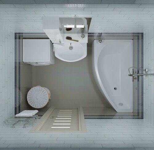 Изображение товара Ванна акриловая асимметричная Triton Бэлла 140х76-правая