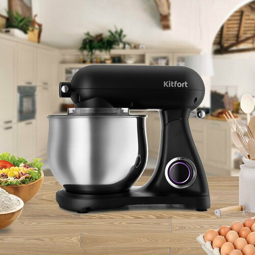 Kitfort Цельнометаллический планетарный миксер КТ-3074 - 1800 Вт 15990₽