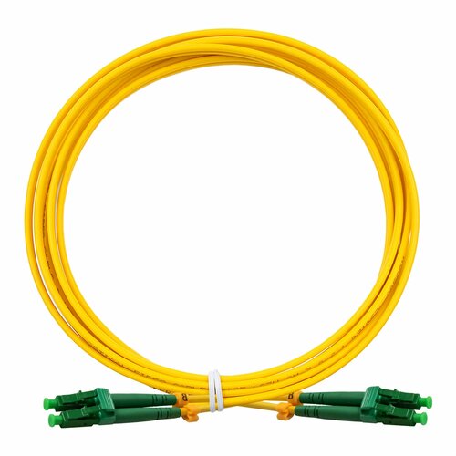 Патч-корд волоконно-оптический ExeGate FC-D-9-LC/APC-LC/APC-3 M-LSZH (Шнур во SM 9/125 (OS2/G.652. D), LC/APC-LC/APC, Duplex, LSZH, 3м) EX295138RUS