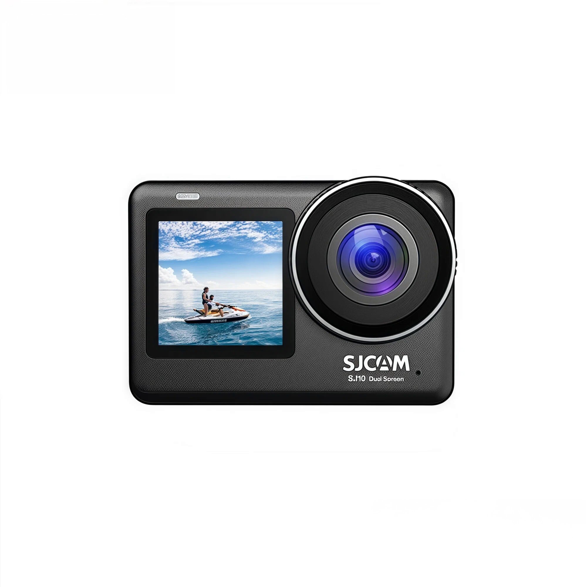 Экшн камера SJCam SJ10 Pro черная с креплением, цифровым стабилизатором, водонепроницаемая 4K Ultra HD