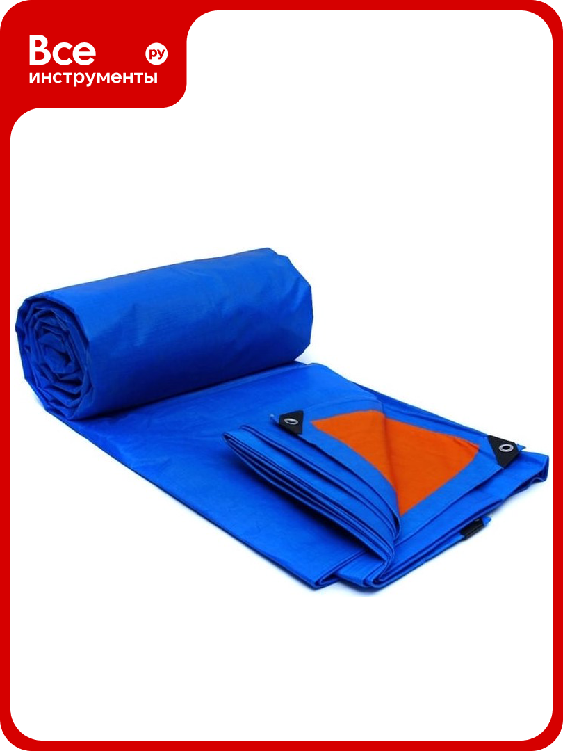 Полог полиэтиленовый усиленный 4x6 м 110 г/кв. м полимакс 90001403-2