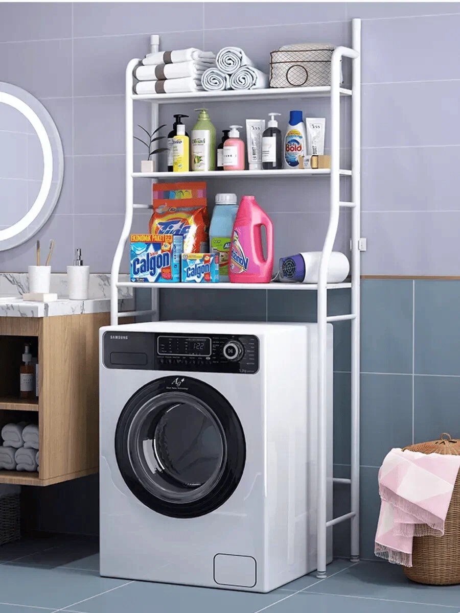 Полка для ванны и туалета, металлическая, универсальная, для стиральной машины