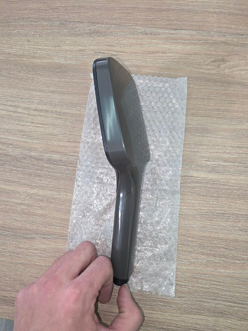 Комплект для душа LEYKA SHLANG , Серый, ручная лейка — фото 1