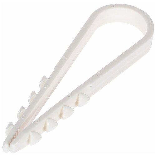 Дюбель-хомут для круглого кабеля цвет белый 11-18 мм 100 шт 203₽