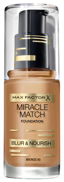 Макс Фактор / Max Factor - Тональная основа Miracle Match Foundation тон 80 Bronze 30 мл