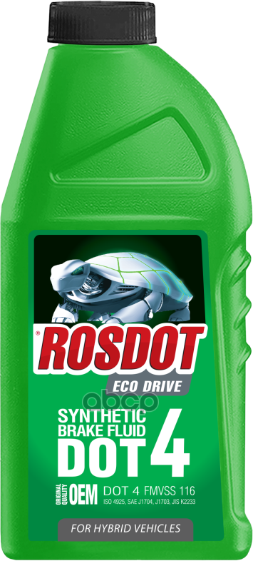 ROSDOT 430120002 ROSDOT ECO DRIVE Тормозная жидкость DOT-4 (0.455L)