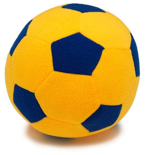 Мягкая игрушка Magic Bear Toys Мяч цвет желтый/синий диаметр 23 см