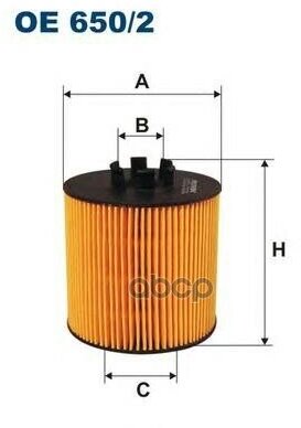 Фильтр Масляный Filtron Oe650/2 Filtron арт. OE650/2