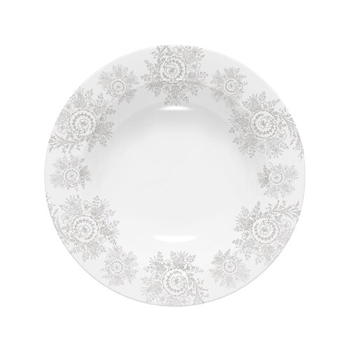 фото Domenik тарелка суповая lucky charm 23 см белый/серый