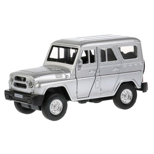 Внедорожник ТЕХНОПАРК UAZ Hunter 1:132, 12 см, серебристый