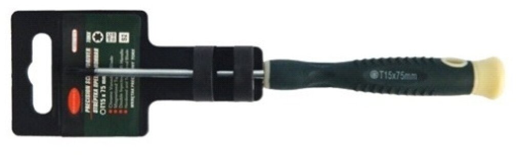 Отвертка RF-73607515 TORX ювелирная Т15х75мм ROCKFORCE /1/10