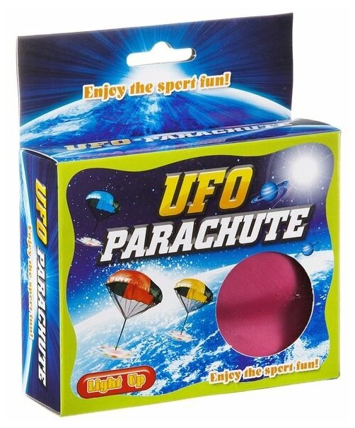 Игрушка фрисби UFO Parachute, в ассортименте Bondibon - фото №1