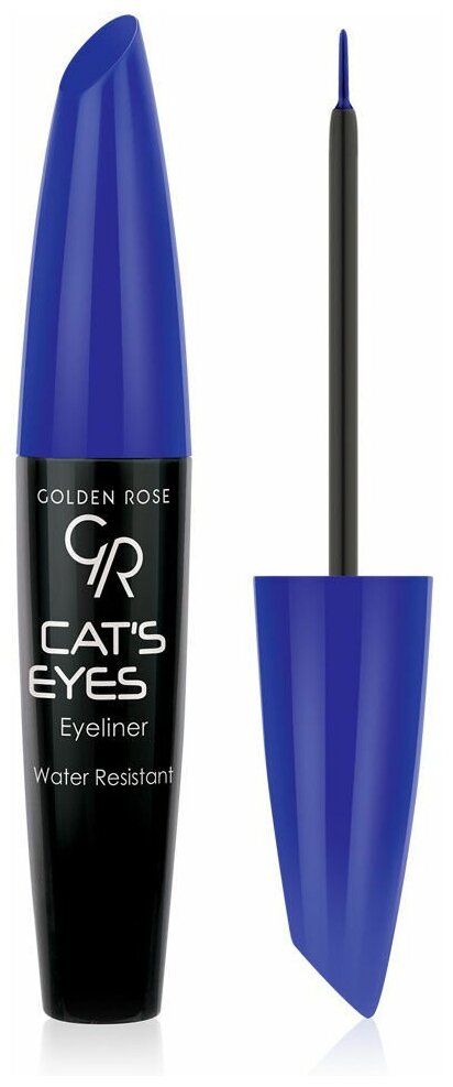 Golden Rose Подводка для глаз Cat’s Eyes, оттенок синий