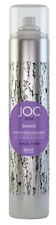 Barex, Лак для укладки волос экстра сильной фиксации "SHAPEUP" Joc Style, 500 мл