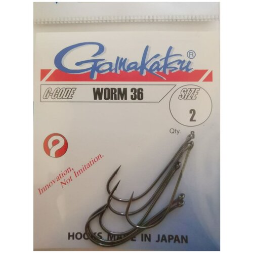 фото Крючок gamakatsu hook worm 36 №2