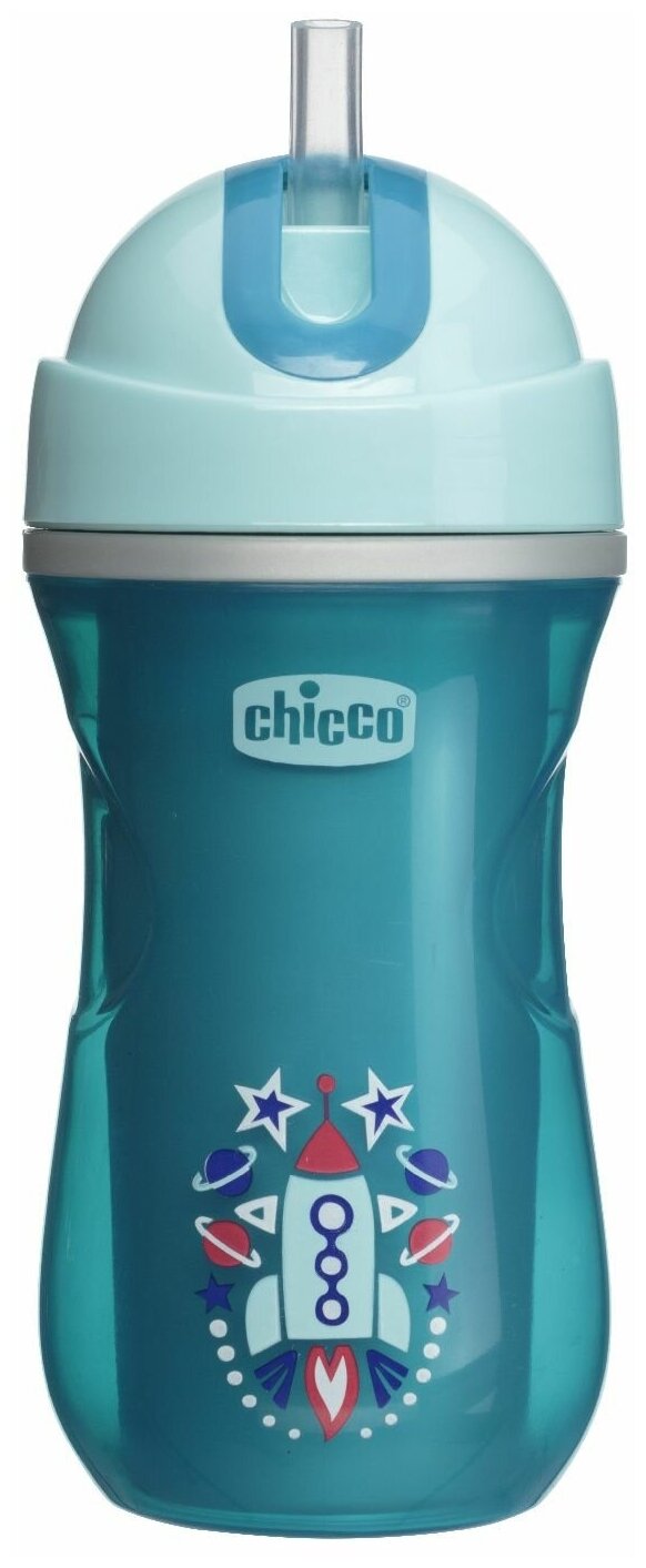 Чашка-поильник Chicco Sport Cup с трубочкой, 14 мес.+, 266 мл, розовая - фото №13